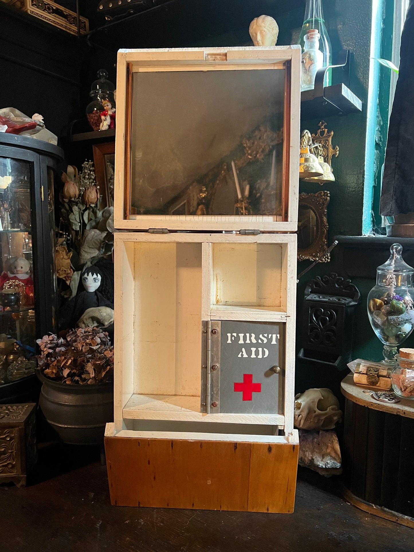 Vintage First Aid Medical Cabinet