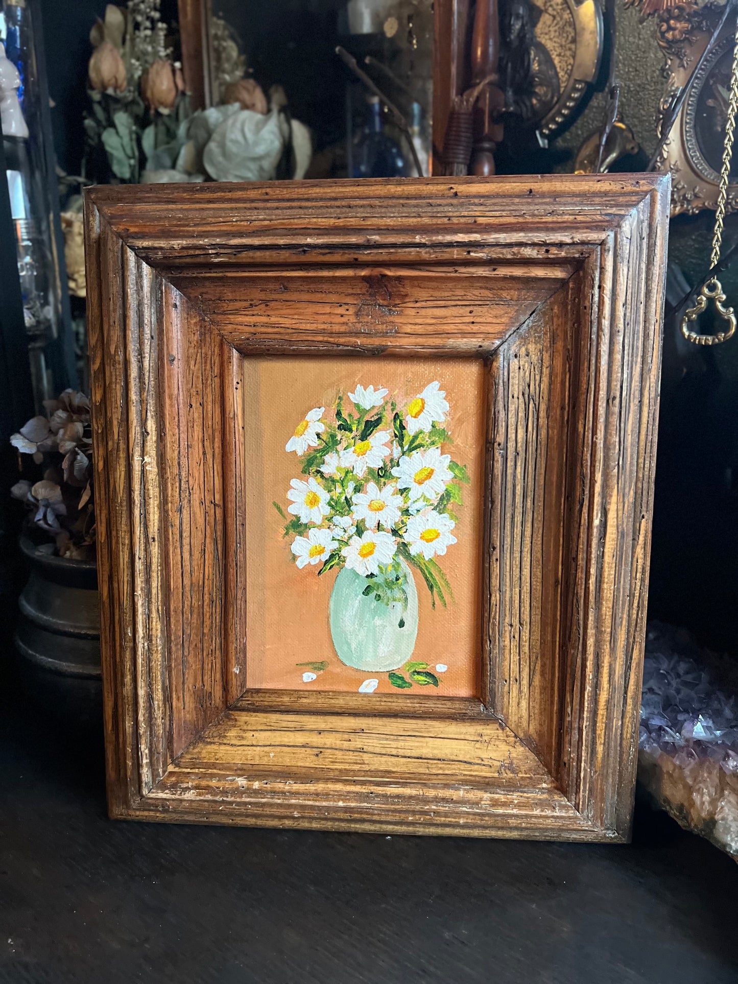 Vintage Daisies Painting