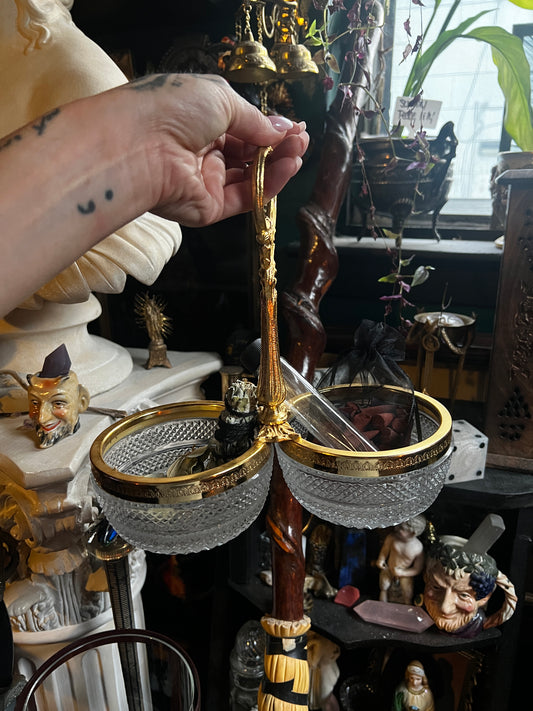Dual Crystal Serving Dish