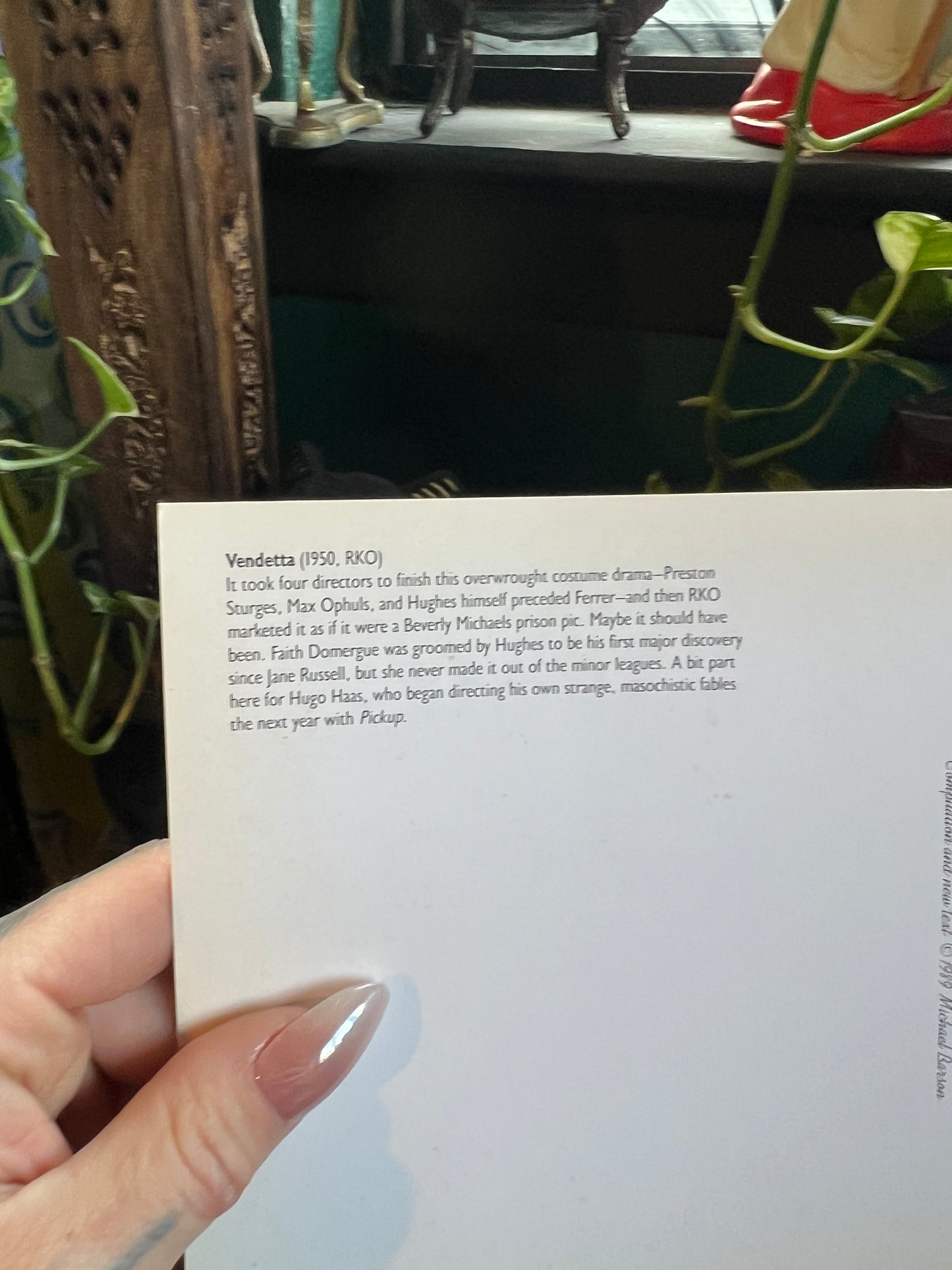 Vintage Film Noir Poster Postcards