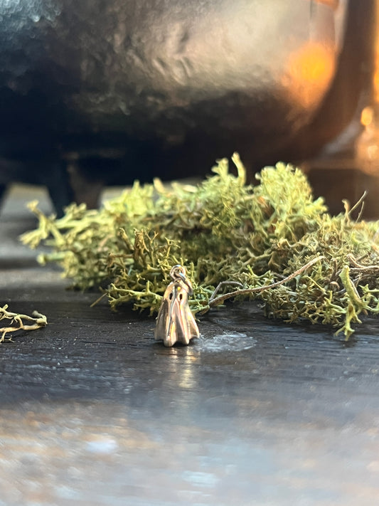 Sterling Ghost Charm