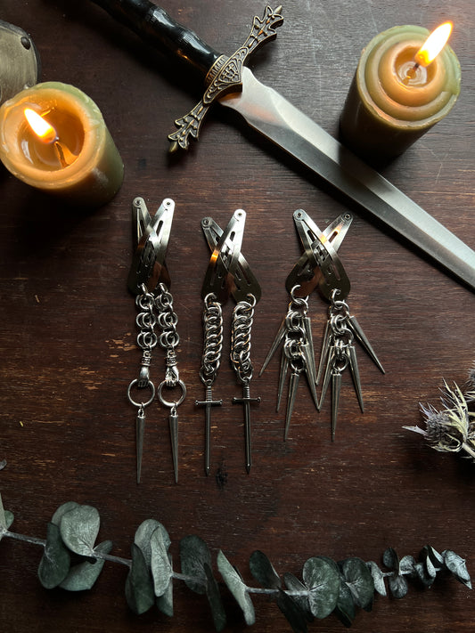 The Knights Armory Hair Clips