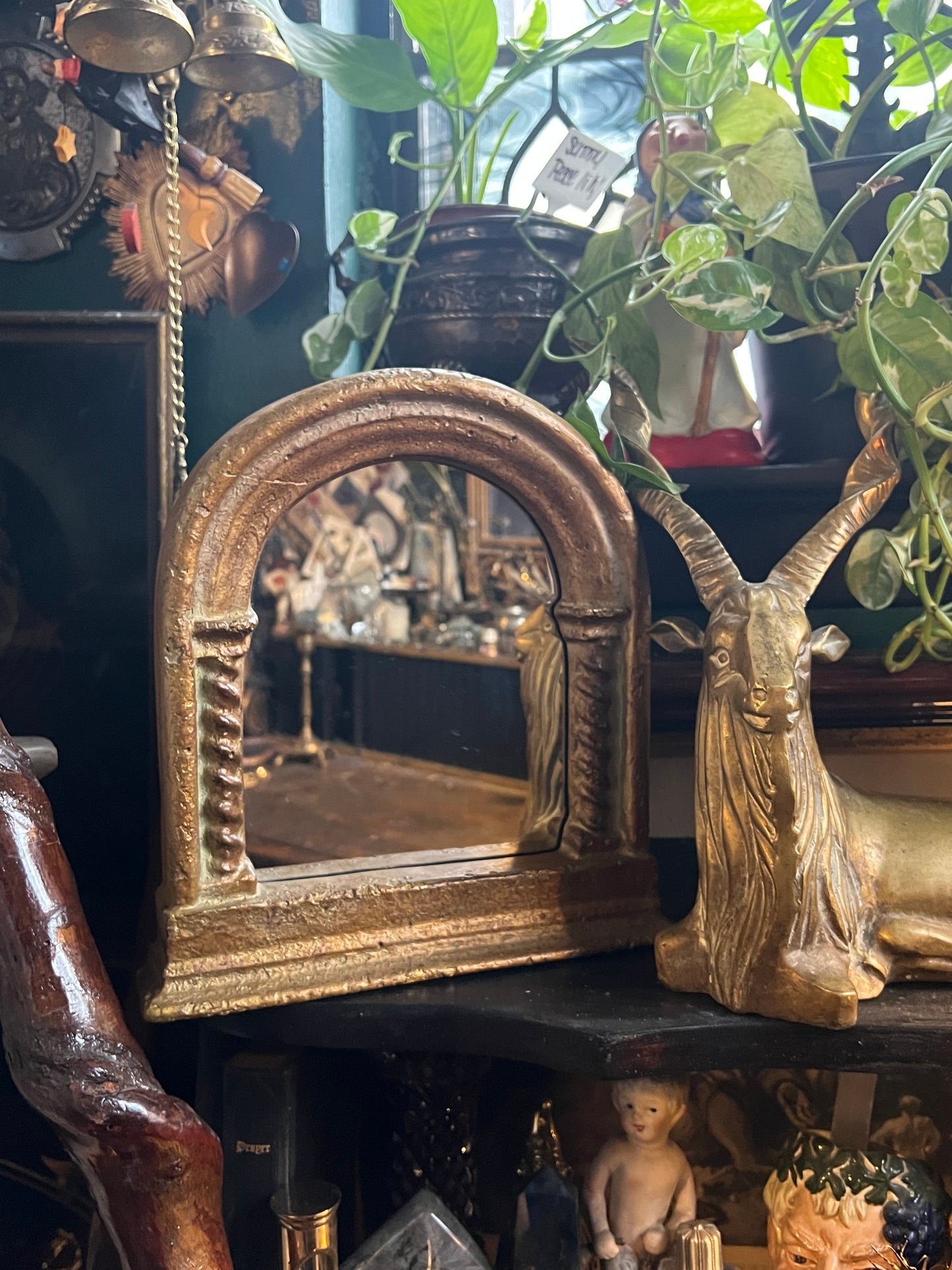 Kulicke Gothic Arch Spiral Columns Mirror