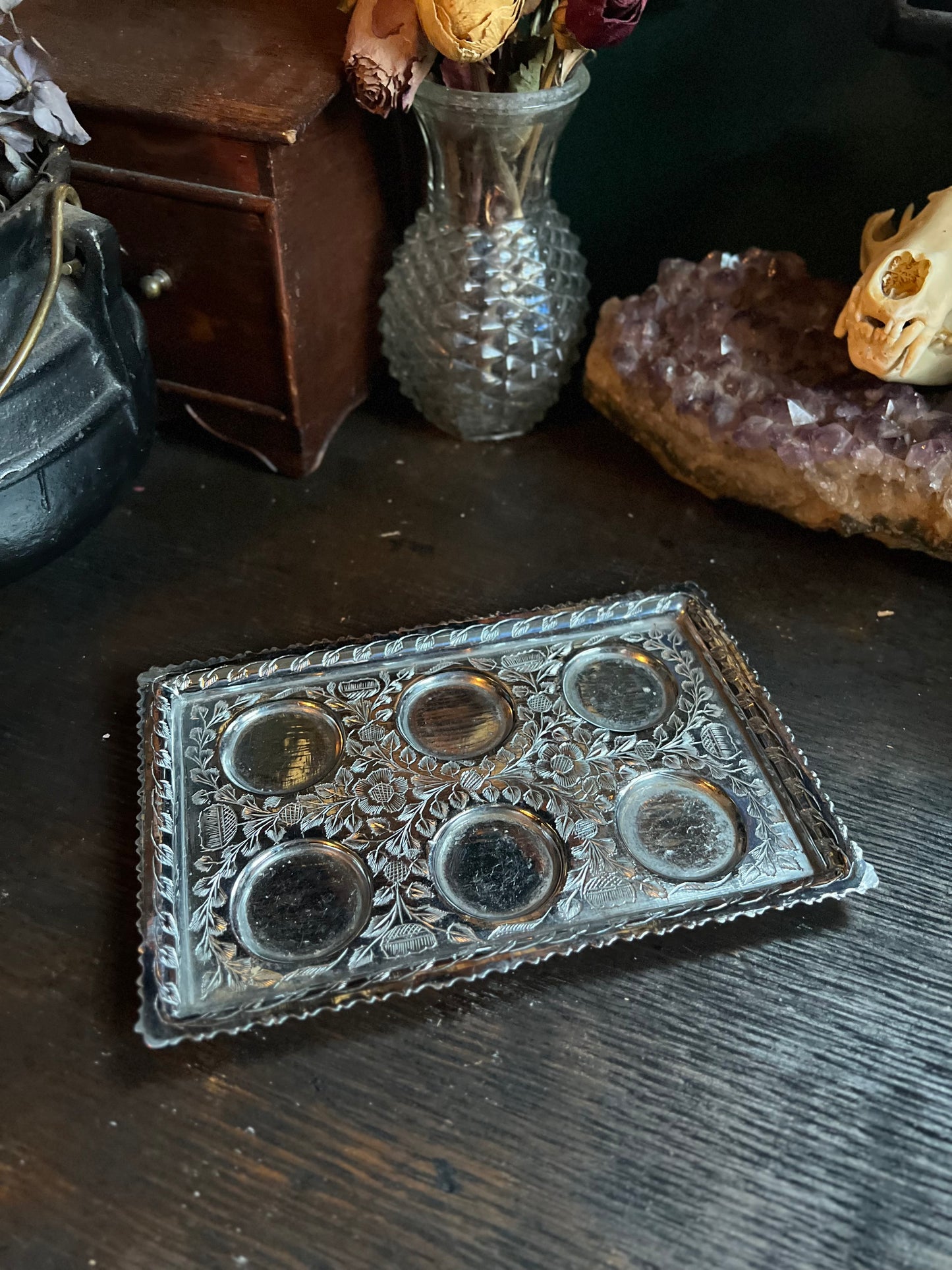 Etched Altar Tray