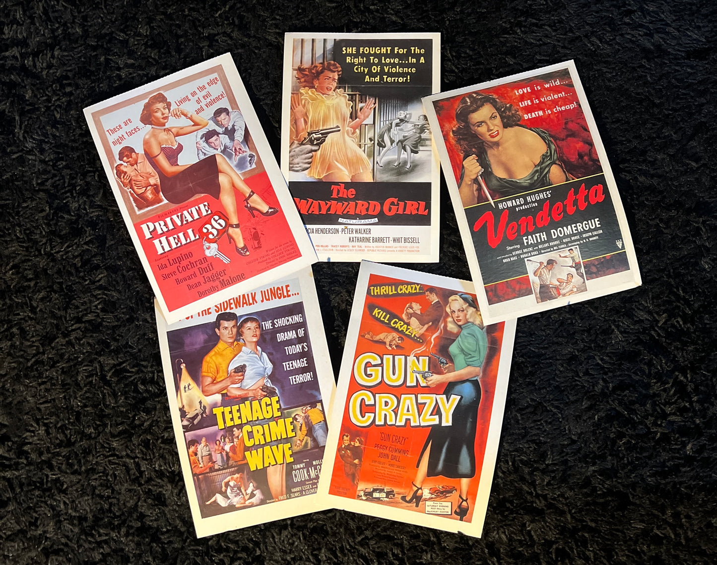 Vintage Film Noir Poster Postcards