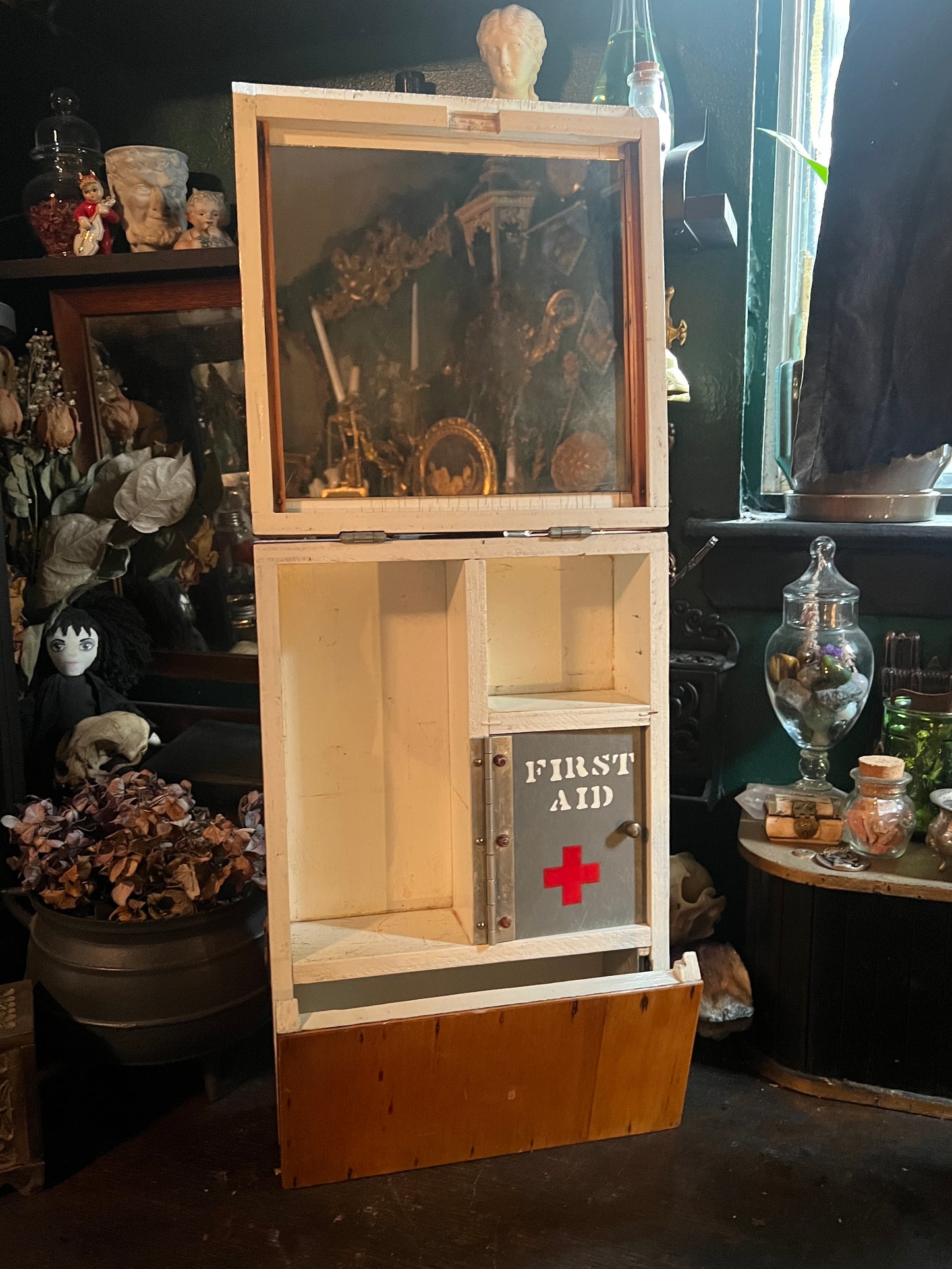 Vintage First Aid Medical Cabinet