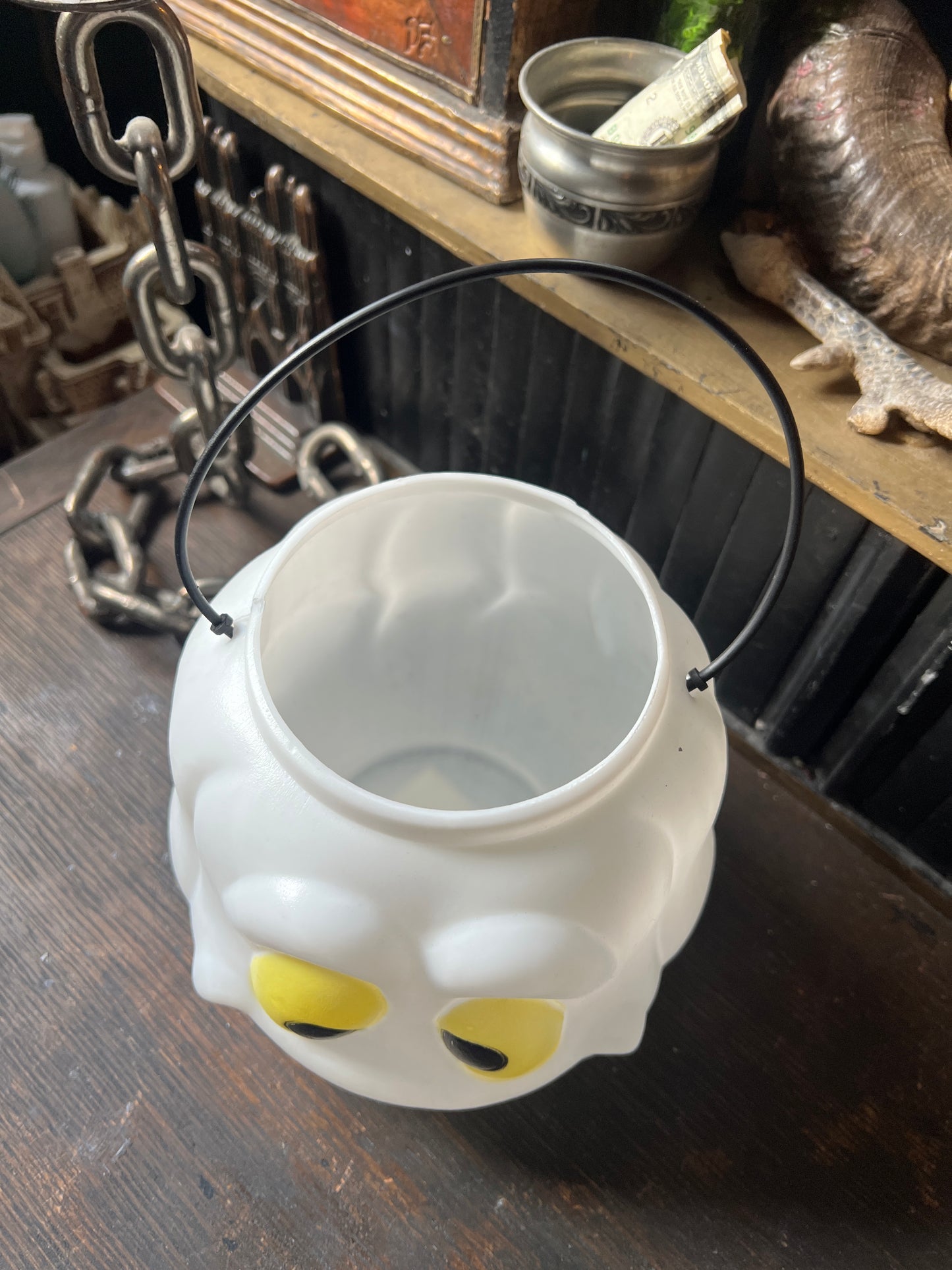 Ghost Blow Mold Candy Bucket