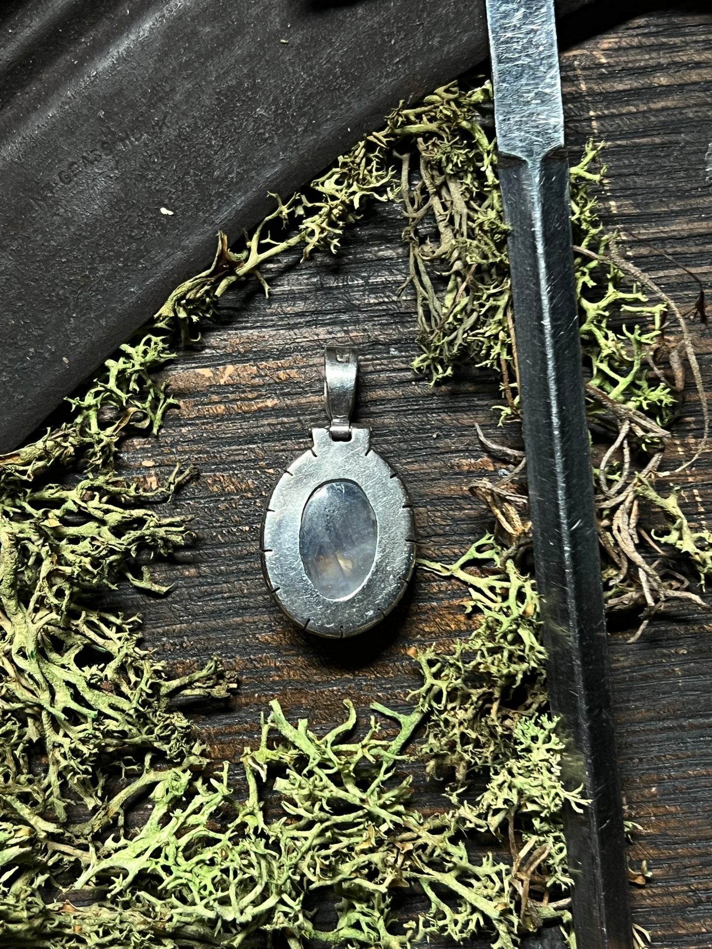 Sterling Moonstone Pendant
