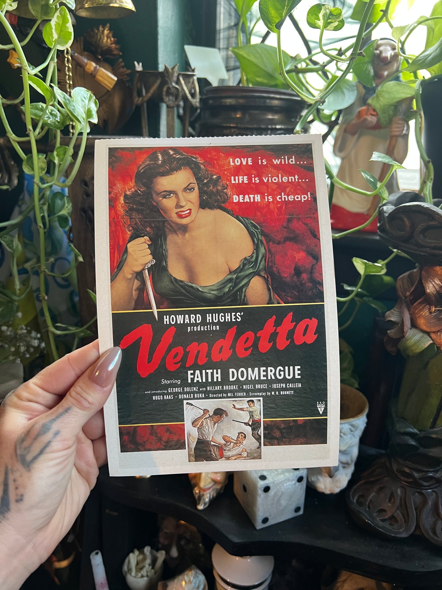 Vintage Film Noir Poster Postcards