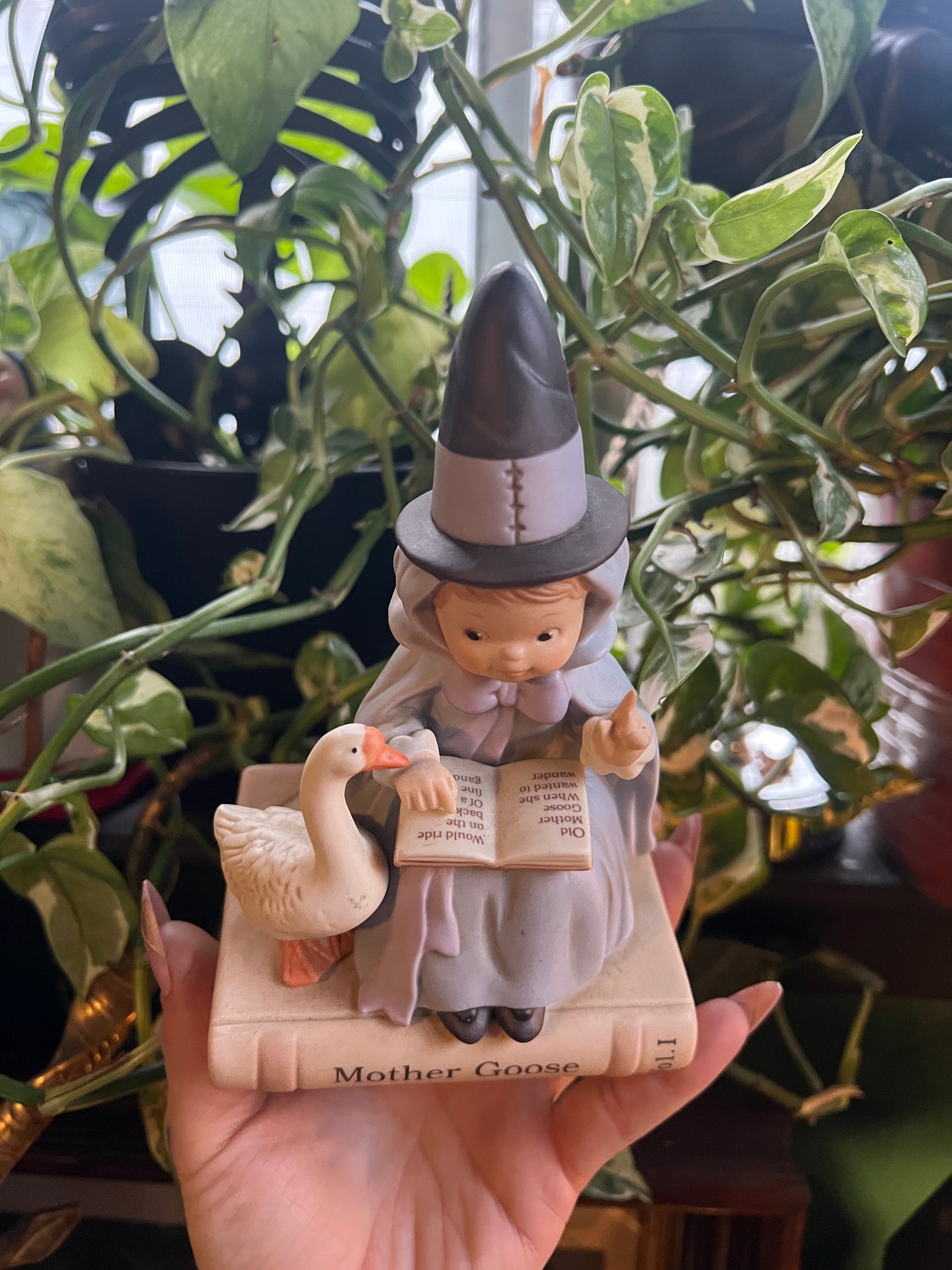 Mother Goose Porcelain Figurine