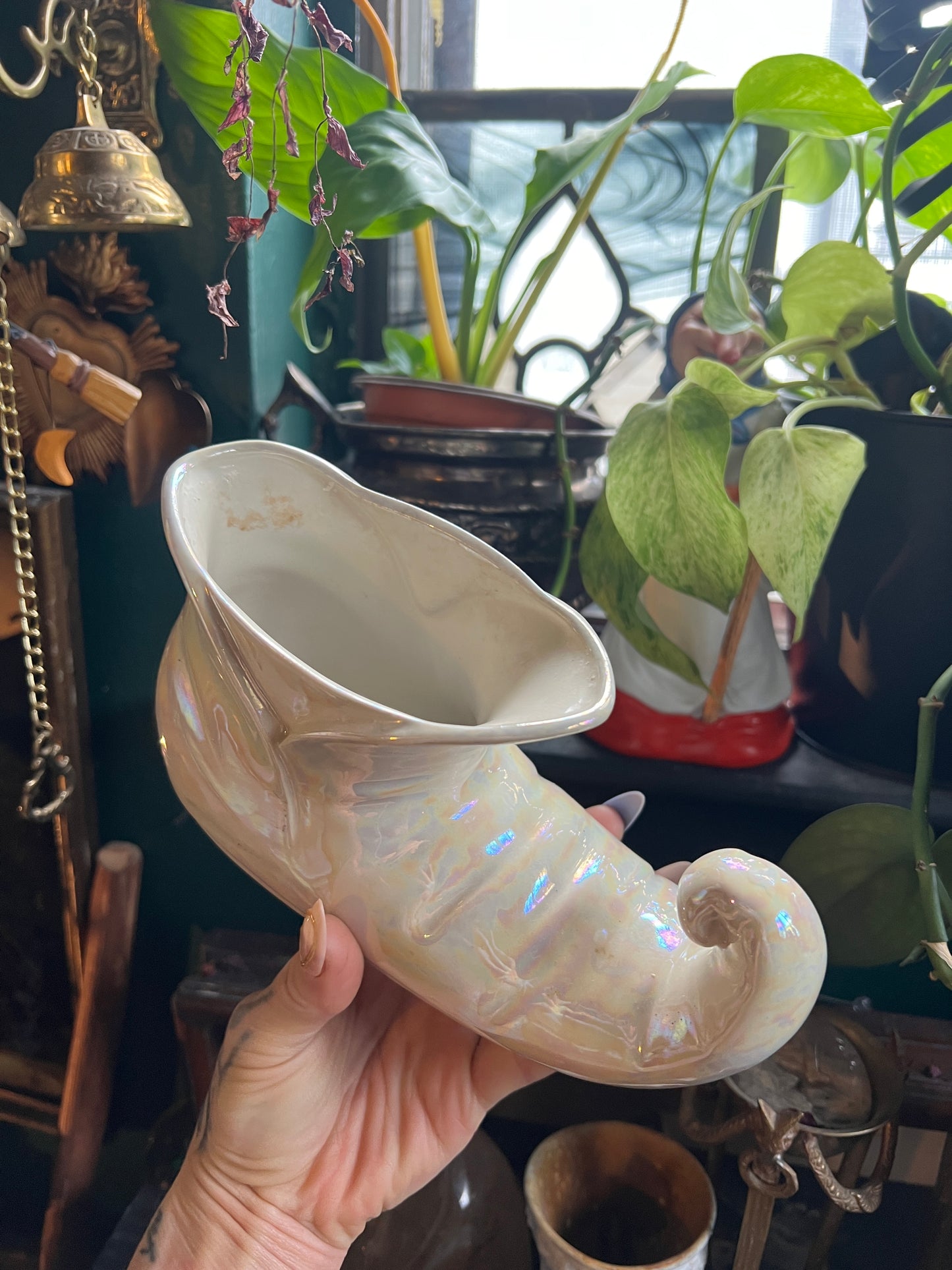 Iridescent Elf Shoe Planter