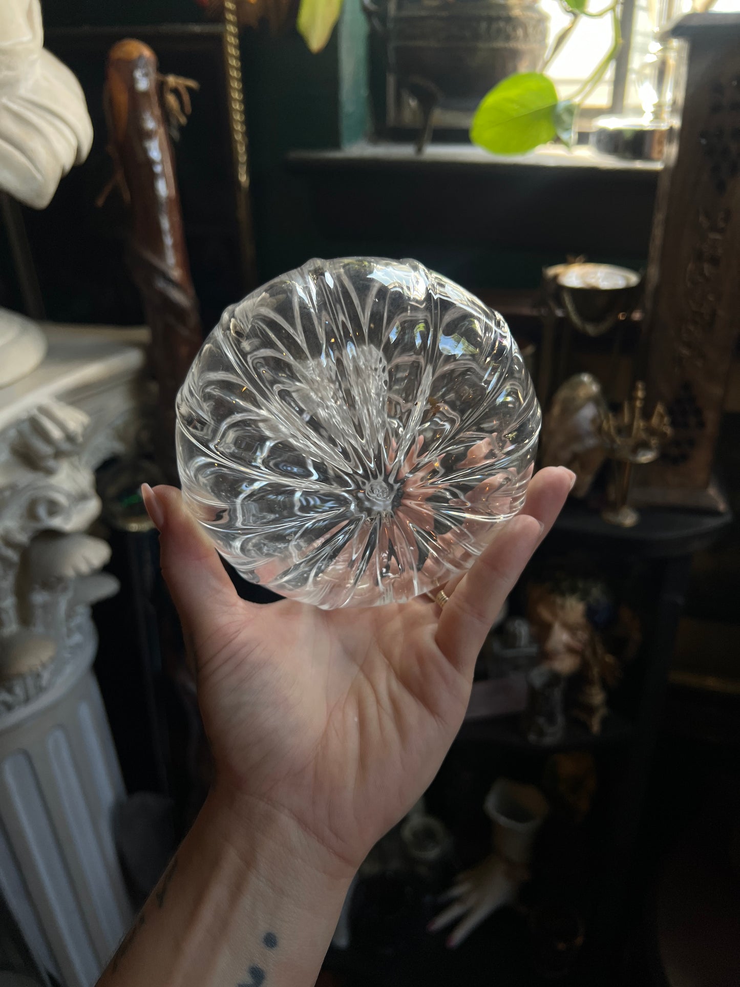 Hand Blown Glass Pumpkin