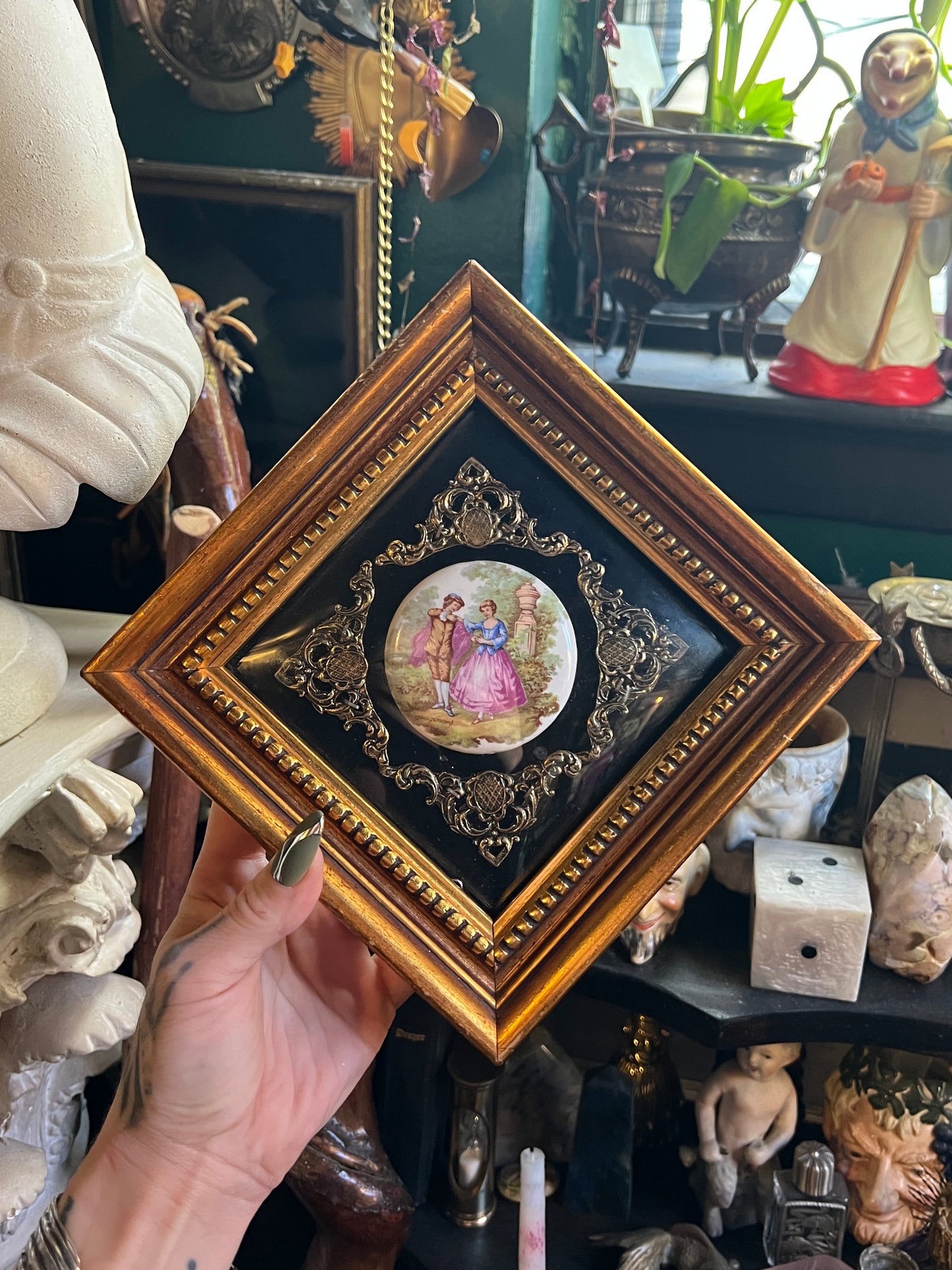 Fragonard Cameo Gold Gilt Frames