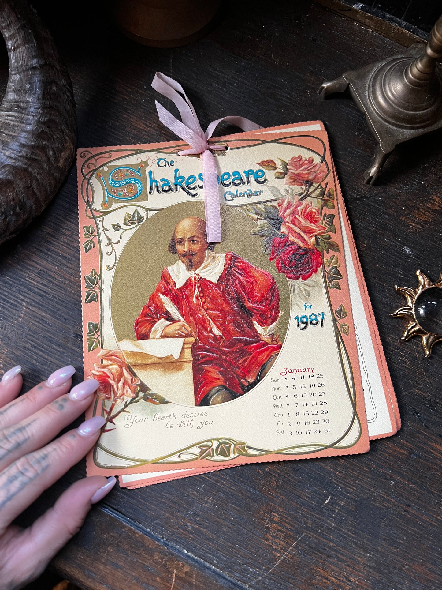The Shakespeare 1987 Victorian Paper Calender