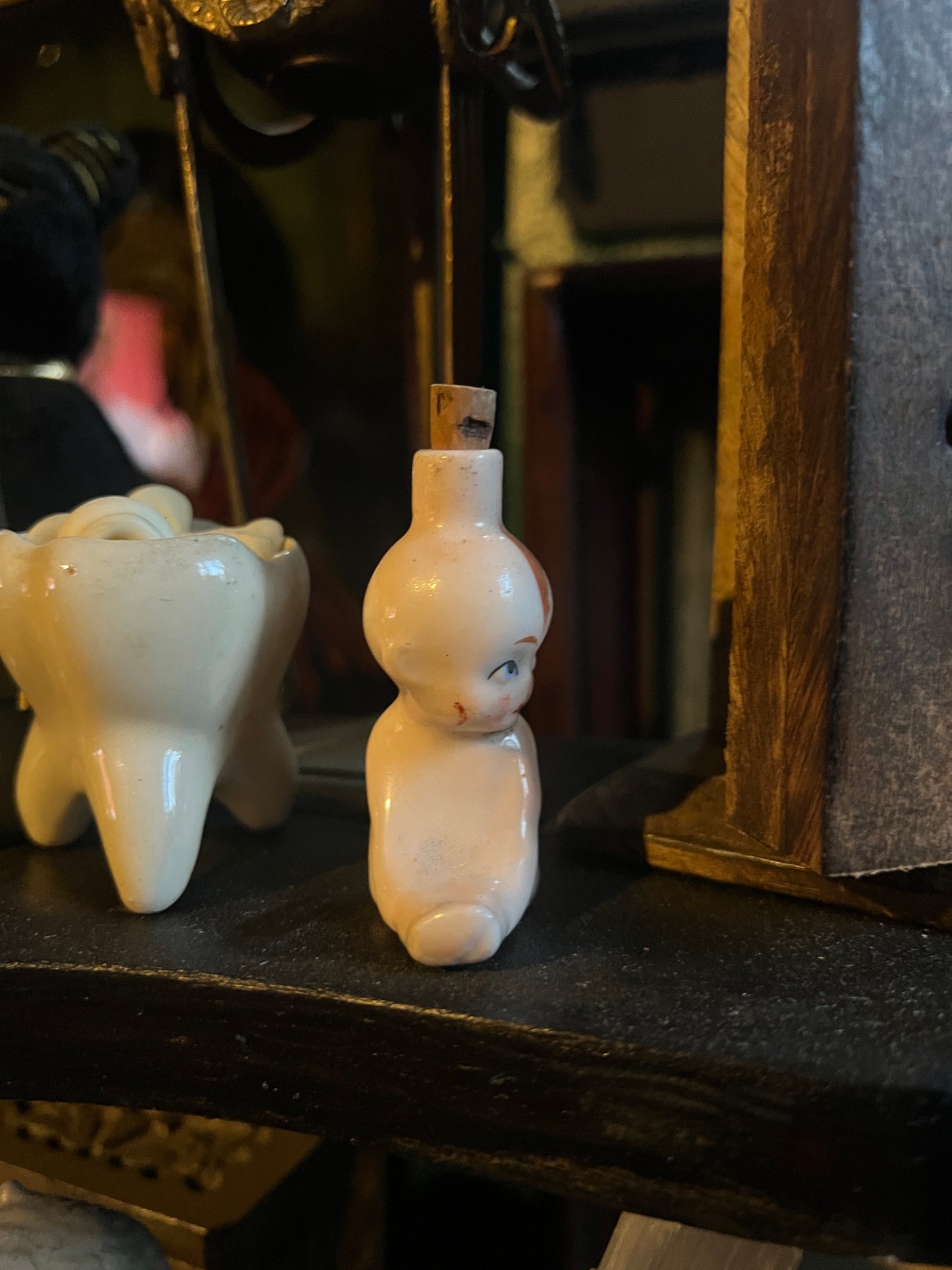 German Porcelain Kewpie Perfume Bottle