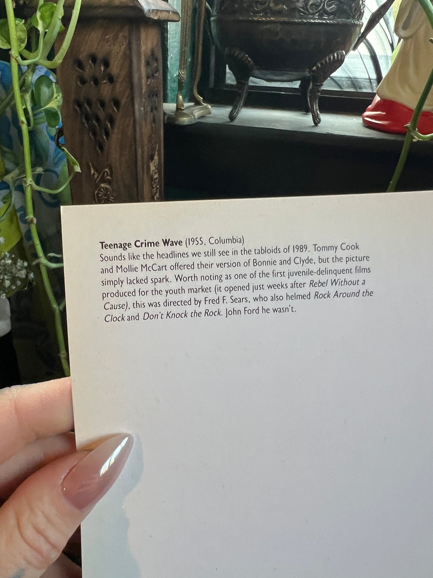 Vintage Film Noir Poster Postcards