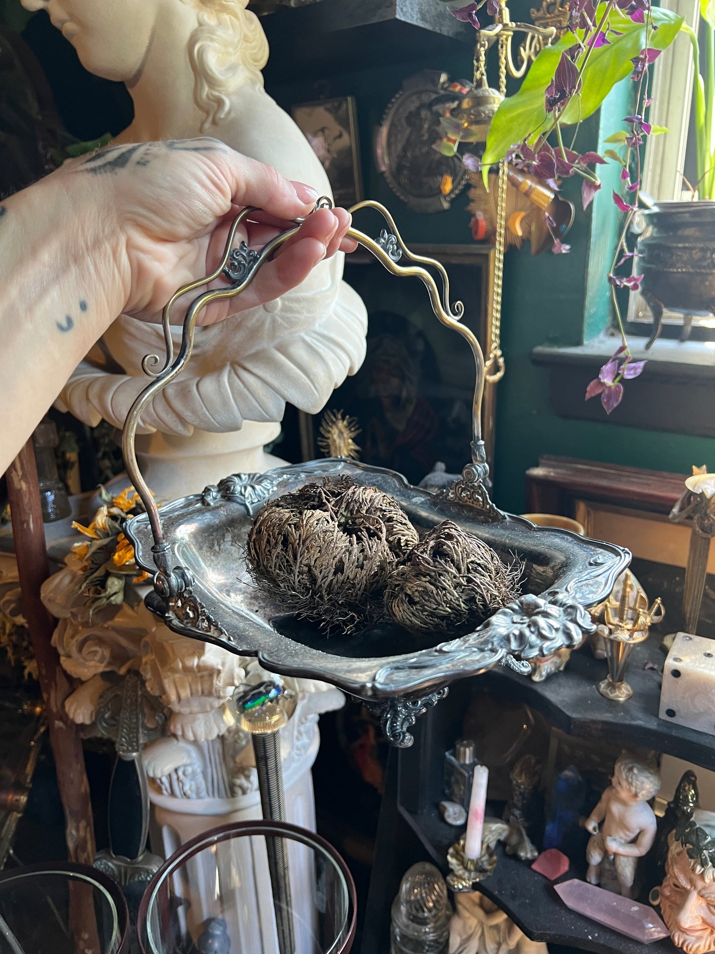 Art Nouveau Victor Silver Quadruple-plated Basket