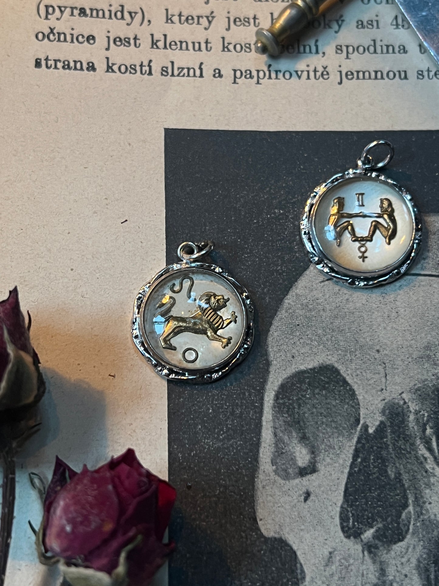 Sterling Zodiac Charms