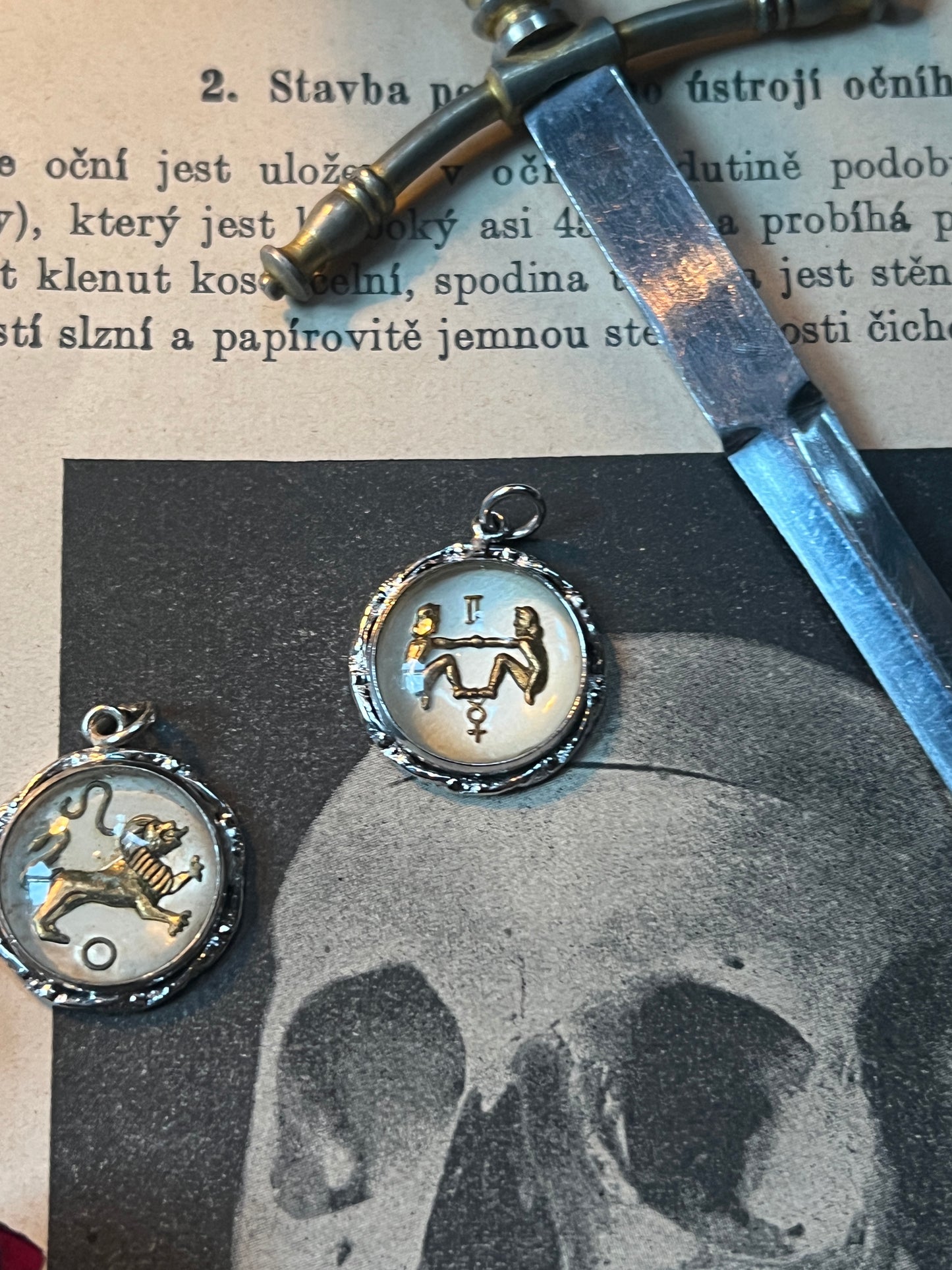 Sterling Zodiac Charms