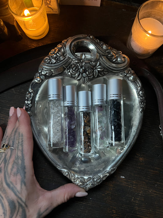 Crystal Gemstone Perfume Rollers