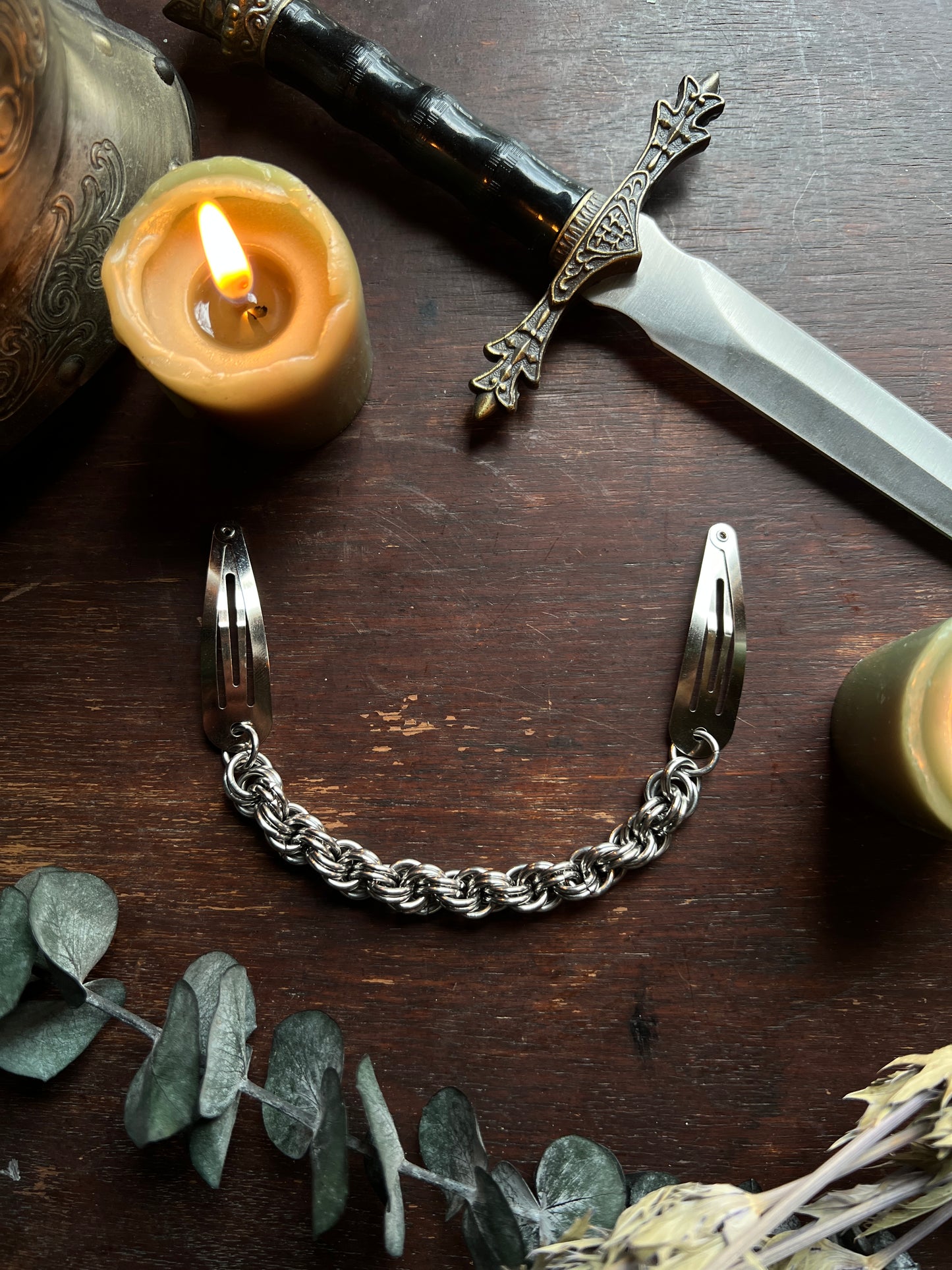 Double Spiral Hair Clip