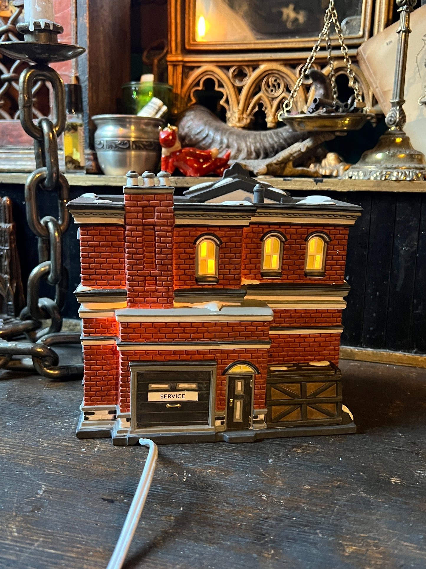 Department 56 Harley Davidson Christmas City Dealership