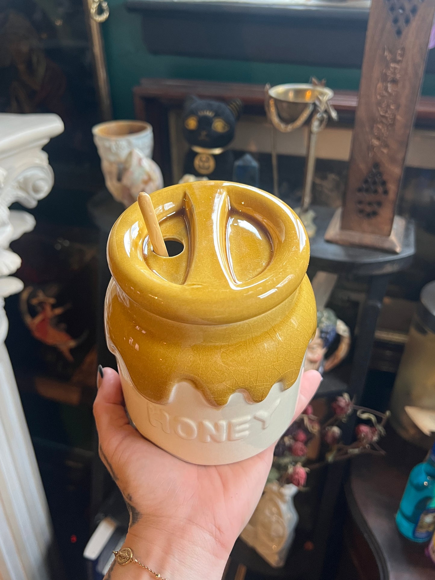 1980s Honey Jar