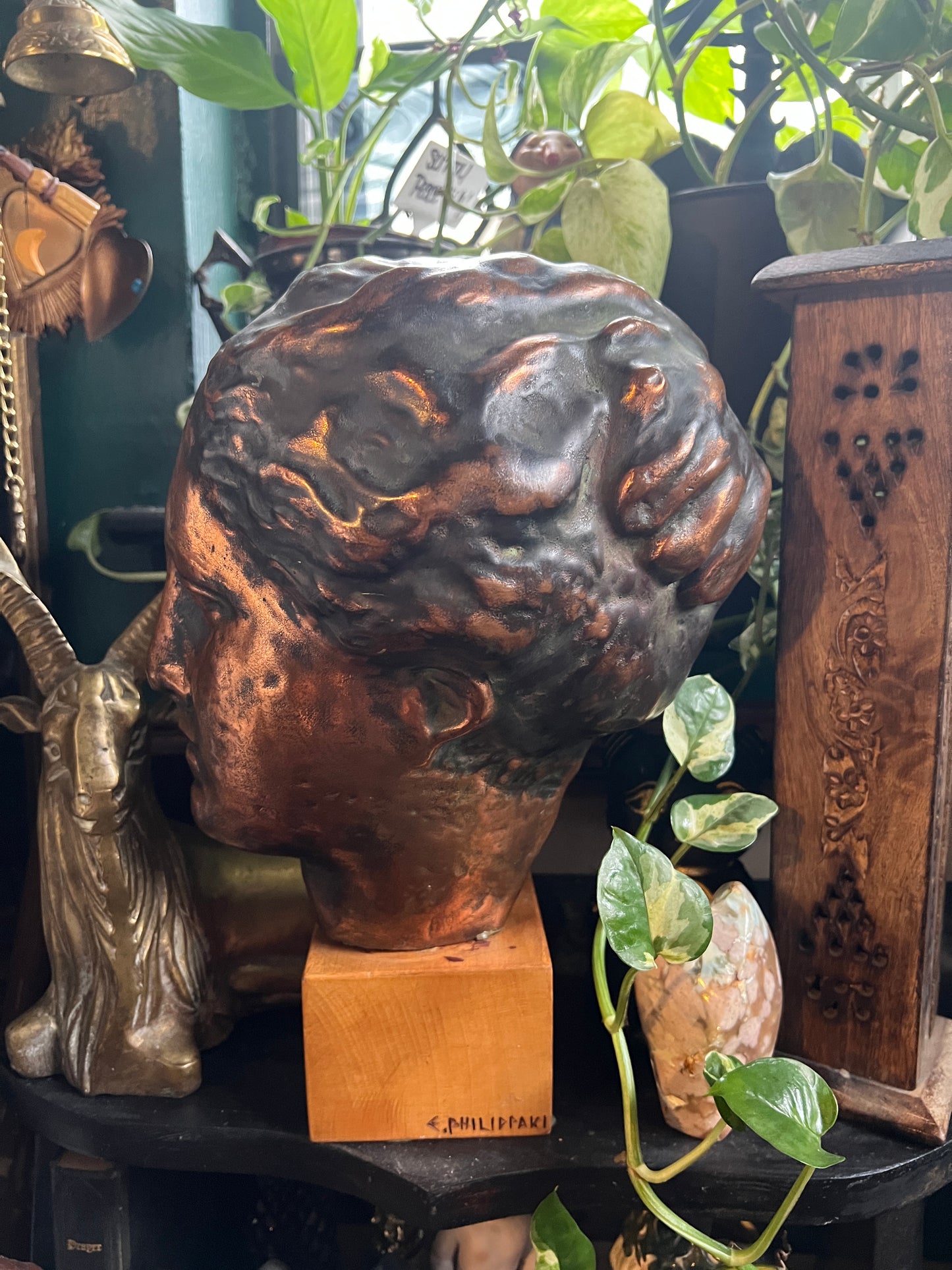 Bronze Head of Hygieia - Goddess of Health