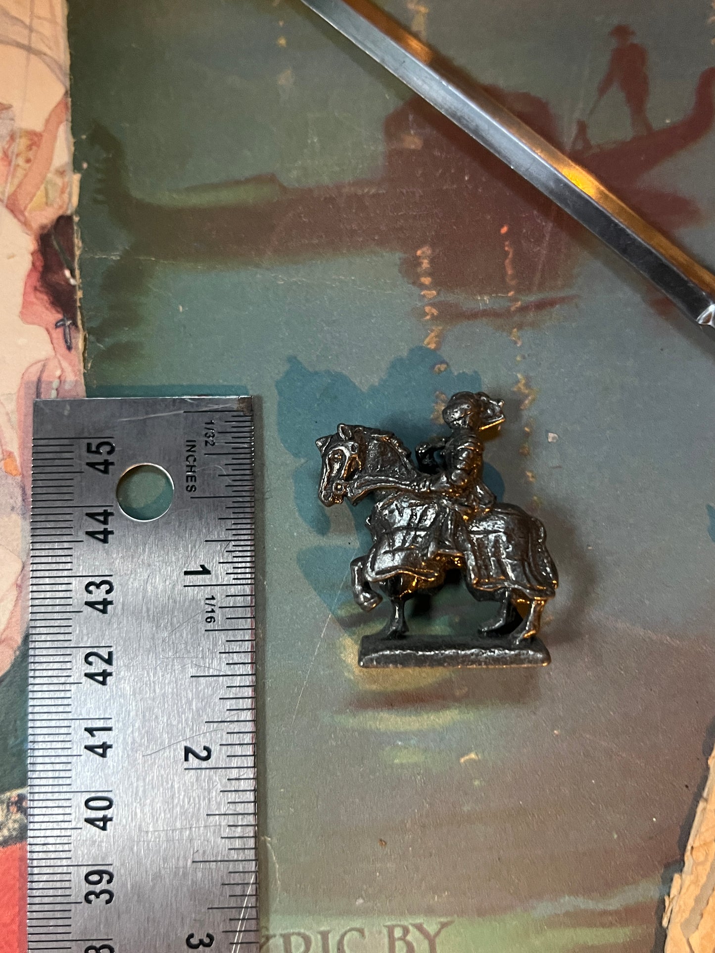 Westair Mini Pewter Armored Knight Figurine