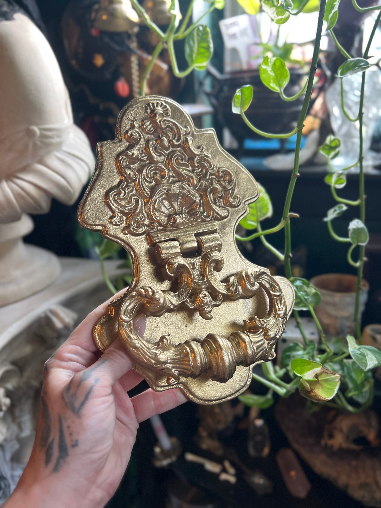 Cast Iron Ornate Door Knocker