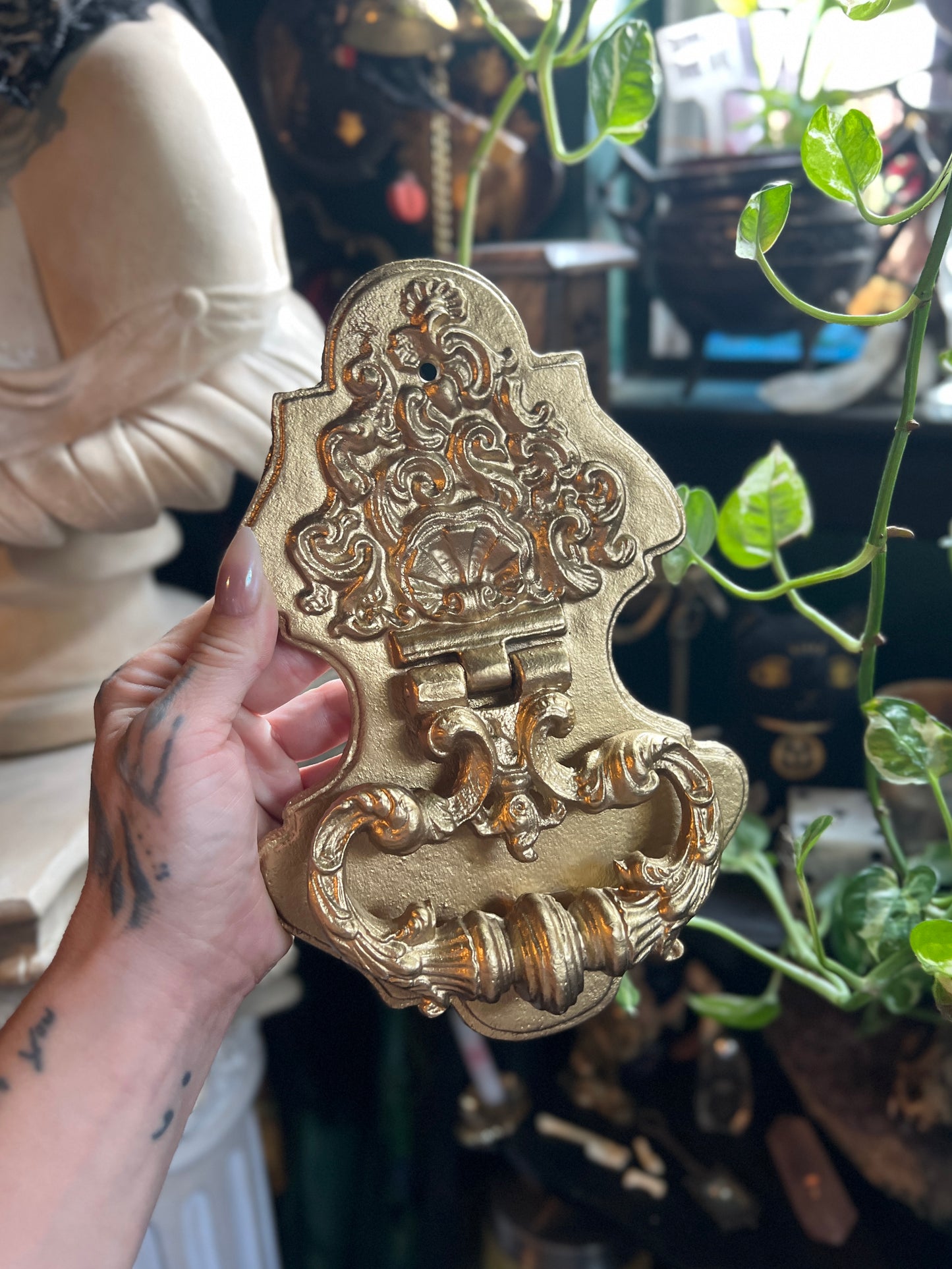 Cast Iron Ornate Door Knocker