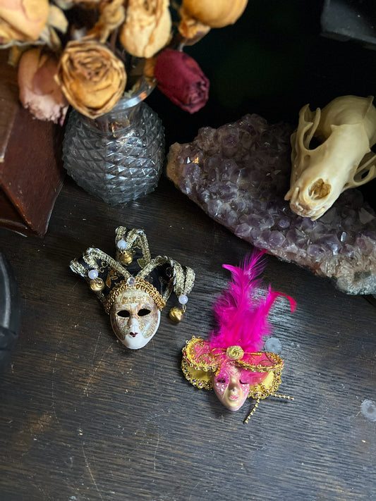 Venetian Masquerade Mask Ornaments/Magnets