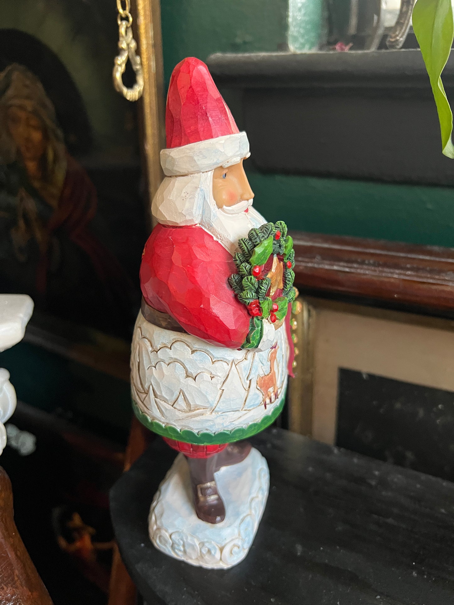 Jim Shore Embrace The Jingle Santa Figurine