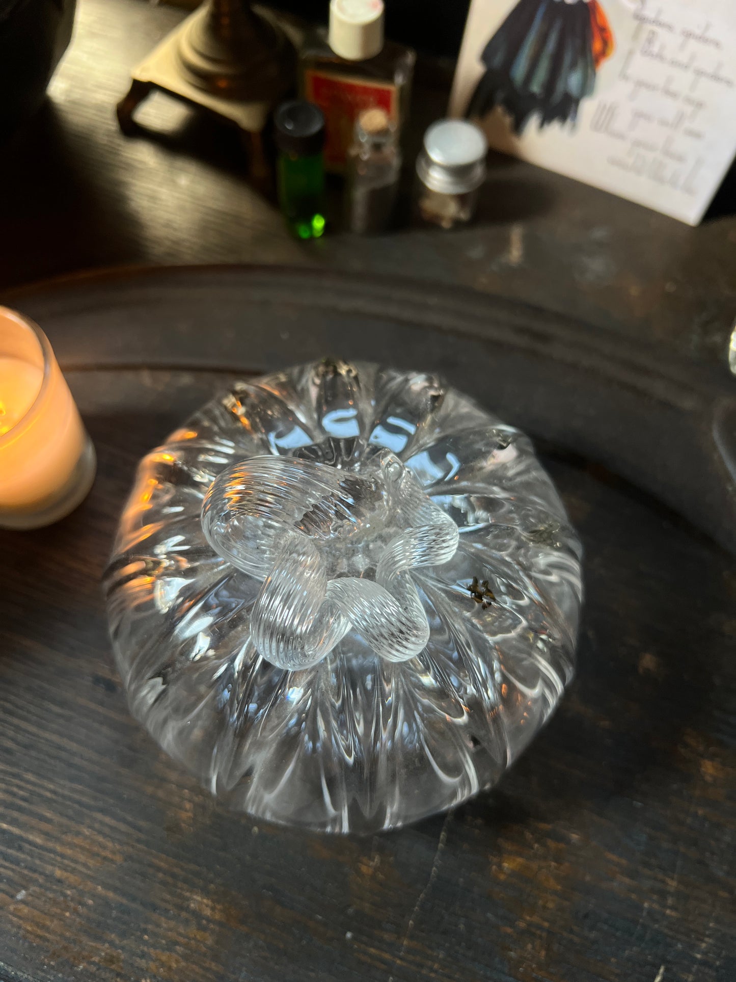 Hand Blown Glass Pumpkin