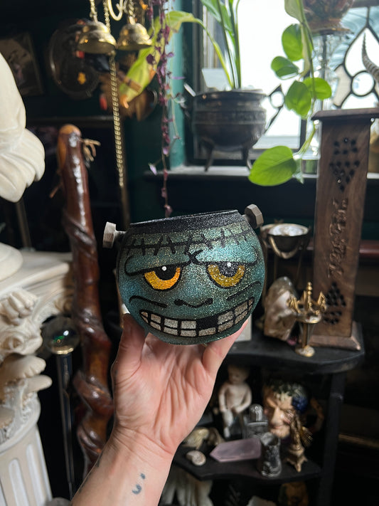 Frankenstein Votive Candle Holder