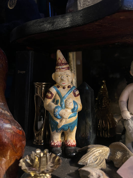 1950s Cast Iron Jester Coin Bank