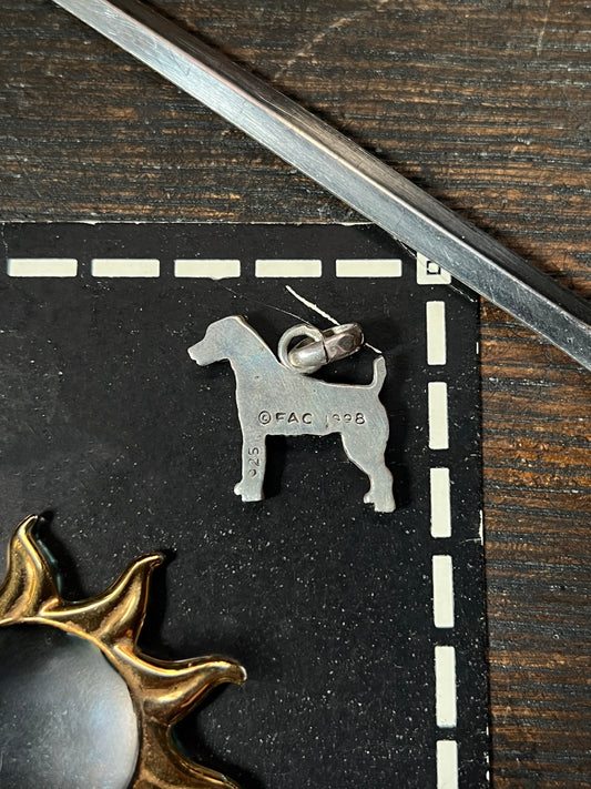 1998 Sterling Silver Jack Russell Charm