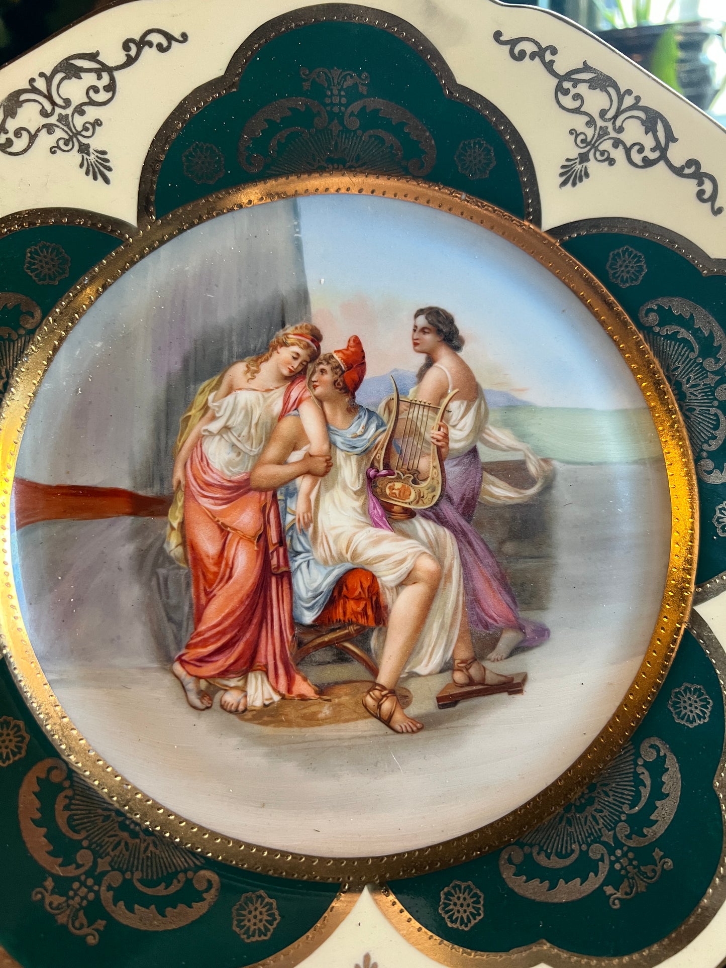 Royal Vienna Apollo Mythology Cabinet Plate