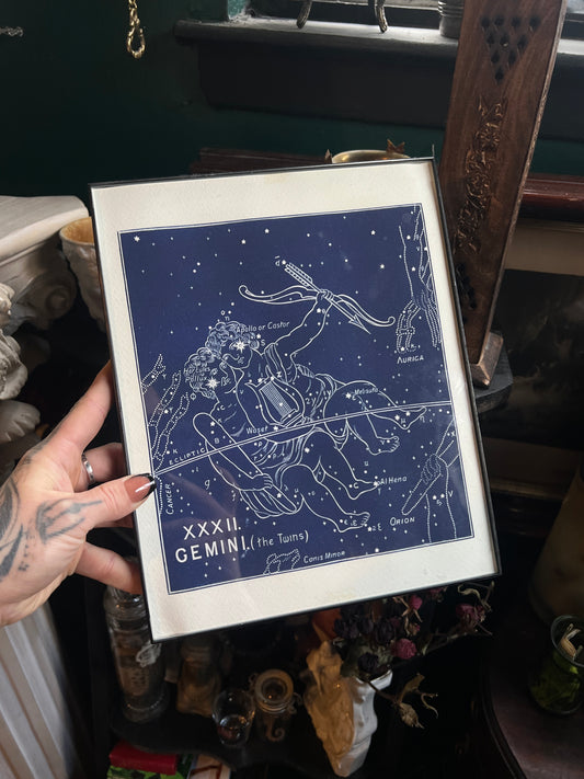 Gemini Constellation Print