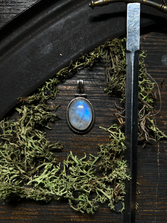 Sterling Moonstone Pendant