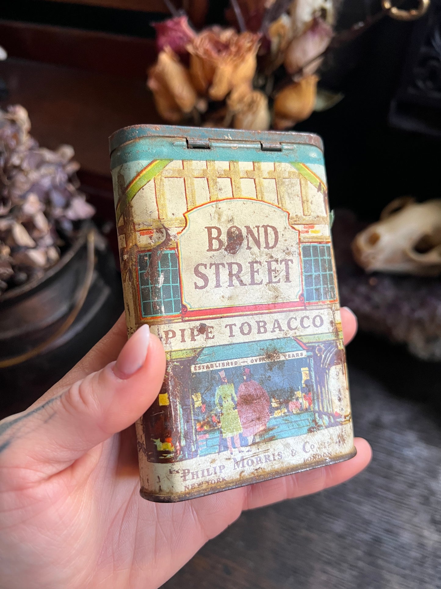 Antique Bond Street Pipe Tobacco Tin