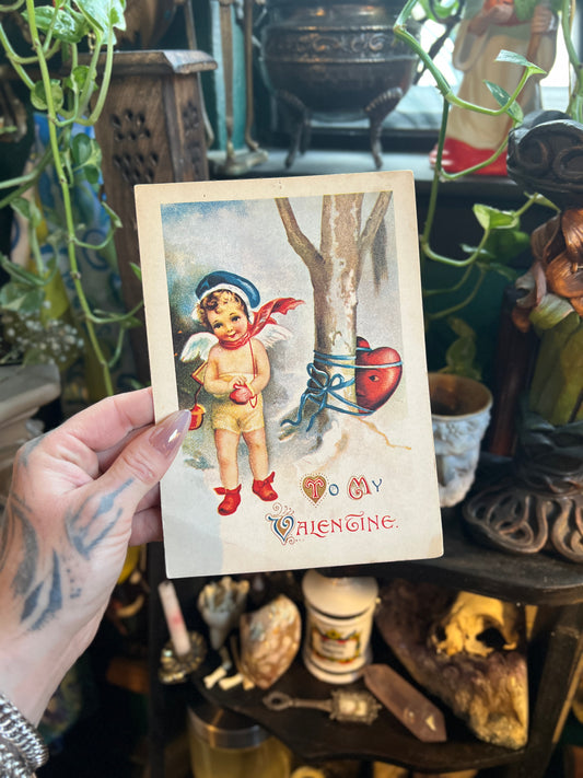 Retro Victorian Style Valentine's Day Card