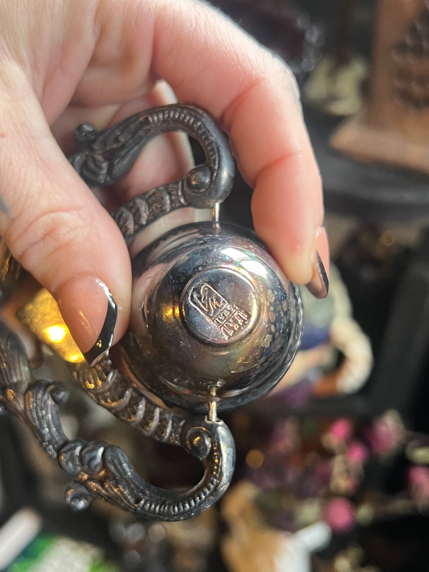 Silver-Plated Heart Motif Wedding Cup