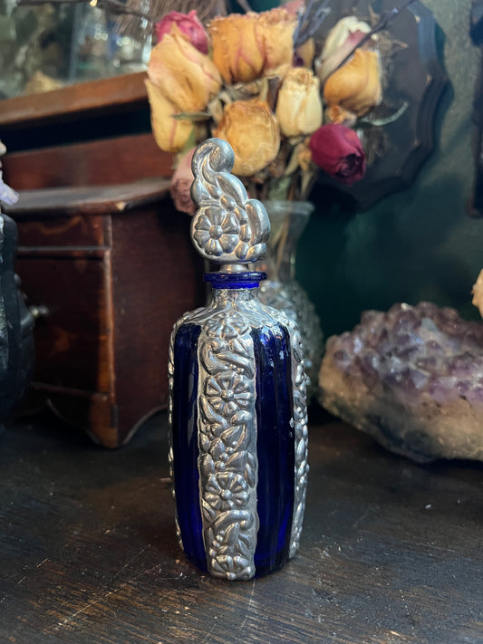 Cobalt Blue Perfume Bottle