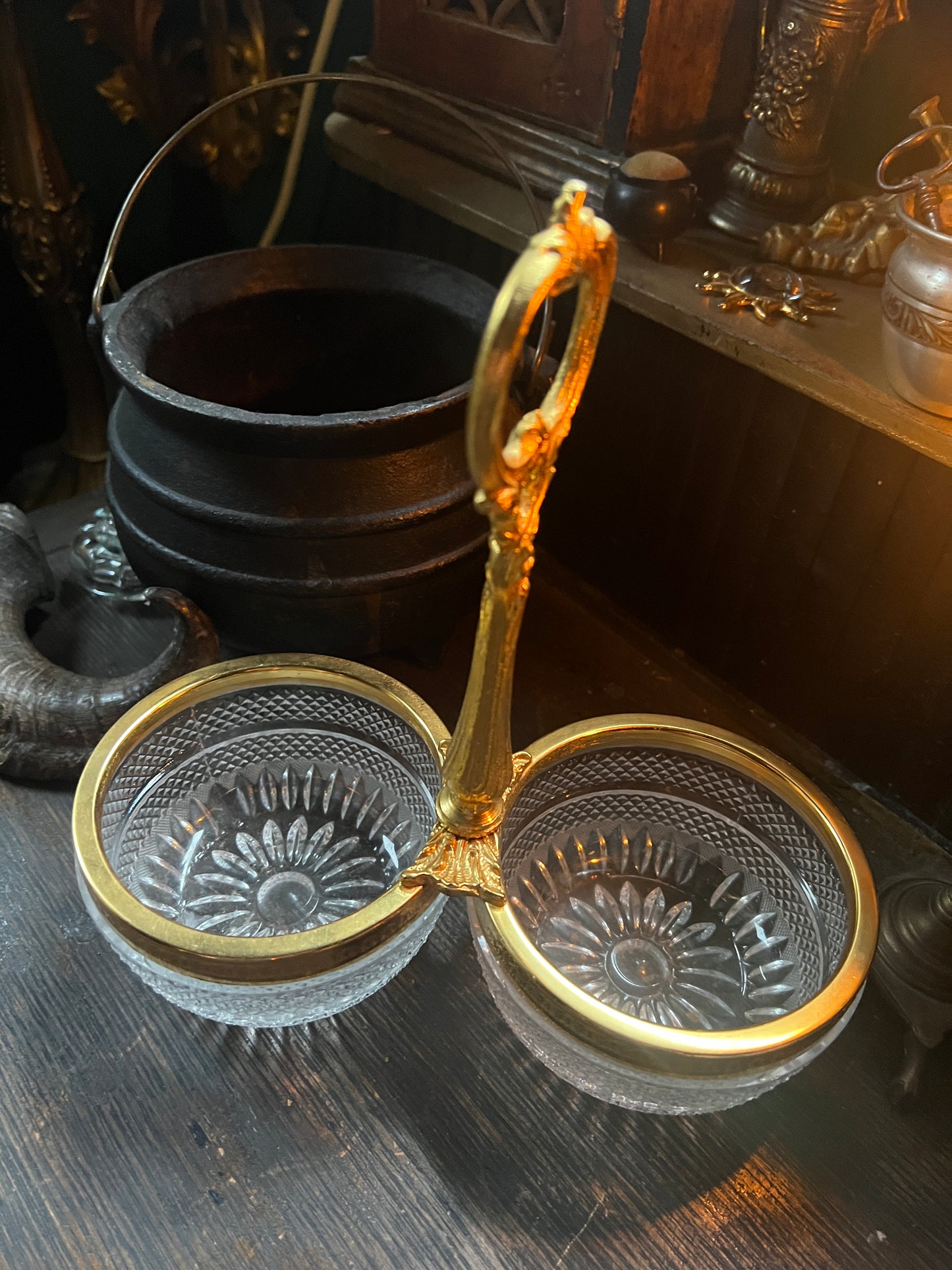 Dual Crystal Serving Dish
