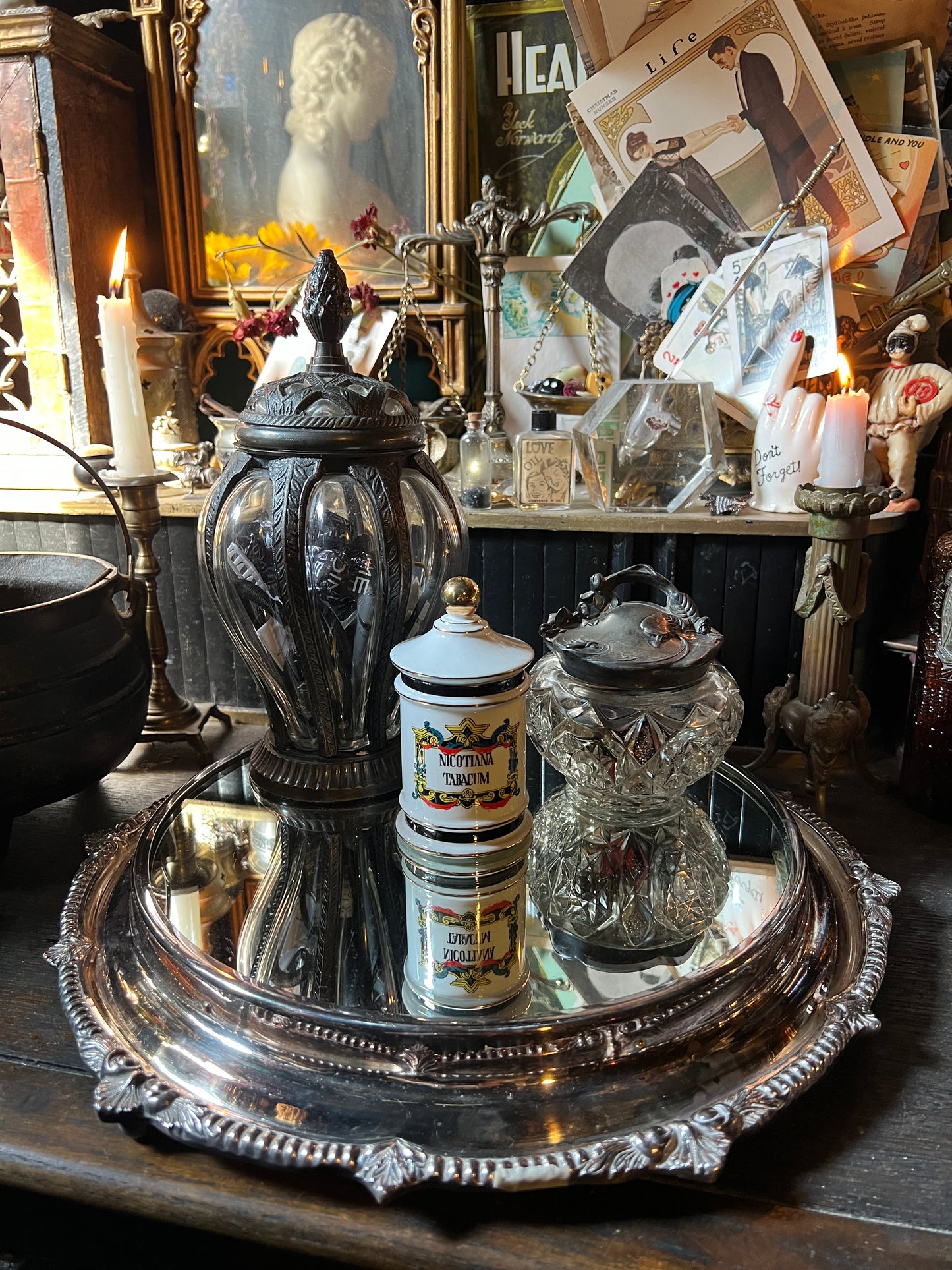 Antique Mirrored Trivet