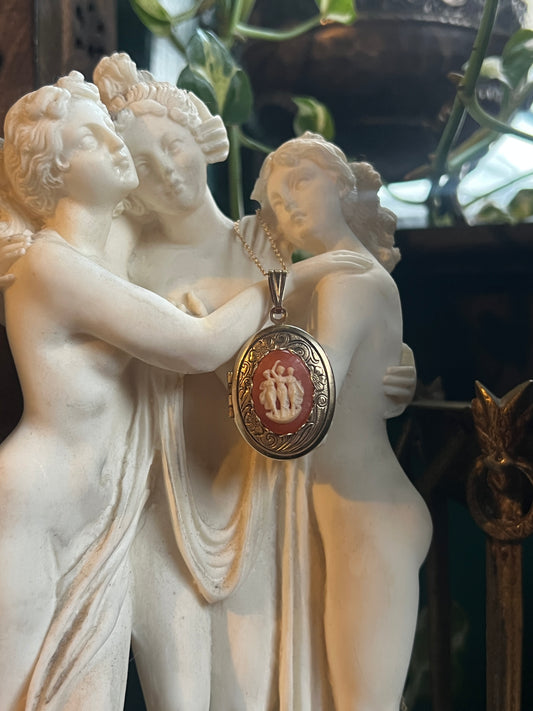 Three Graces Cameo Locket