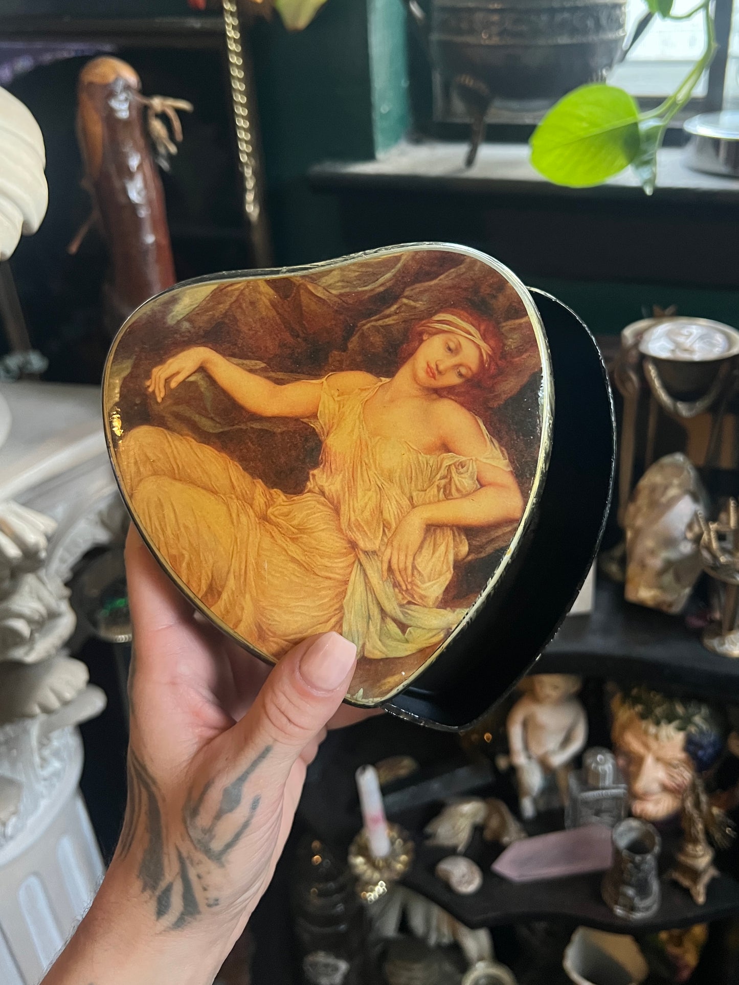Dante Gabriel Rossetti Heart Trinket Box