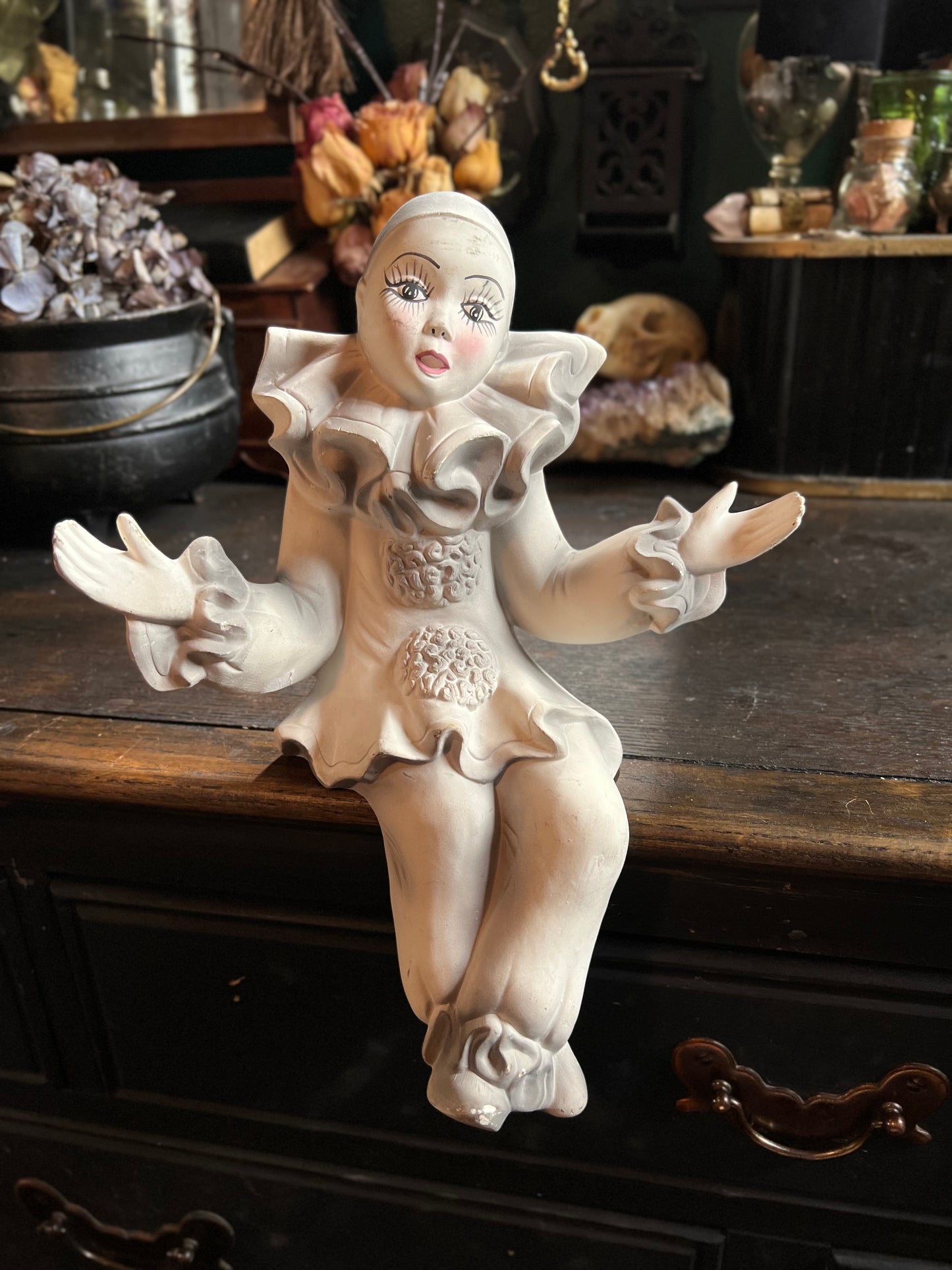 Vintage Shelf Sitting Clown