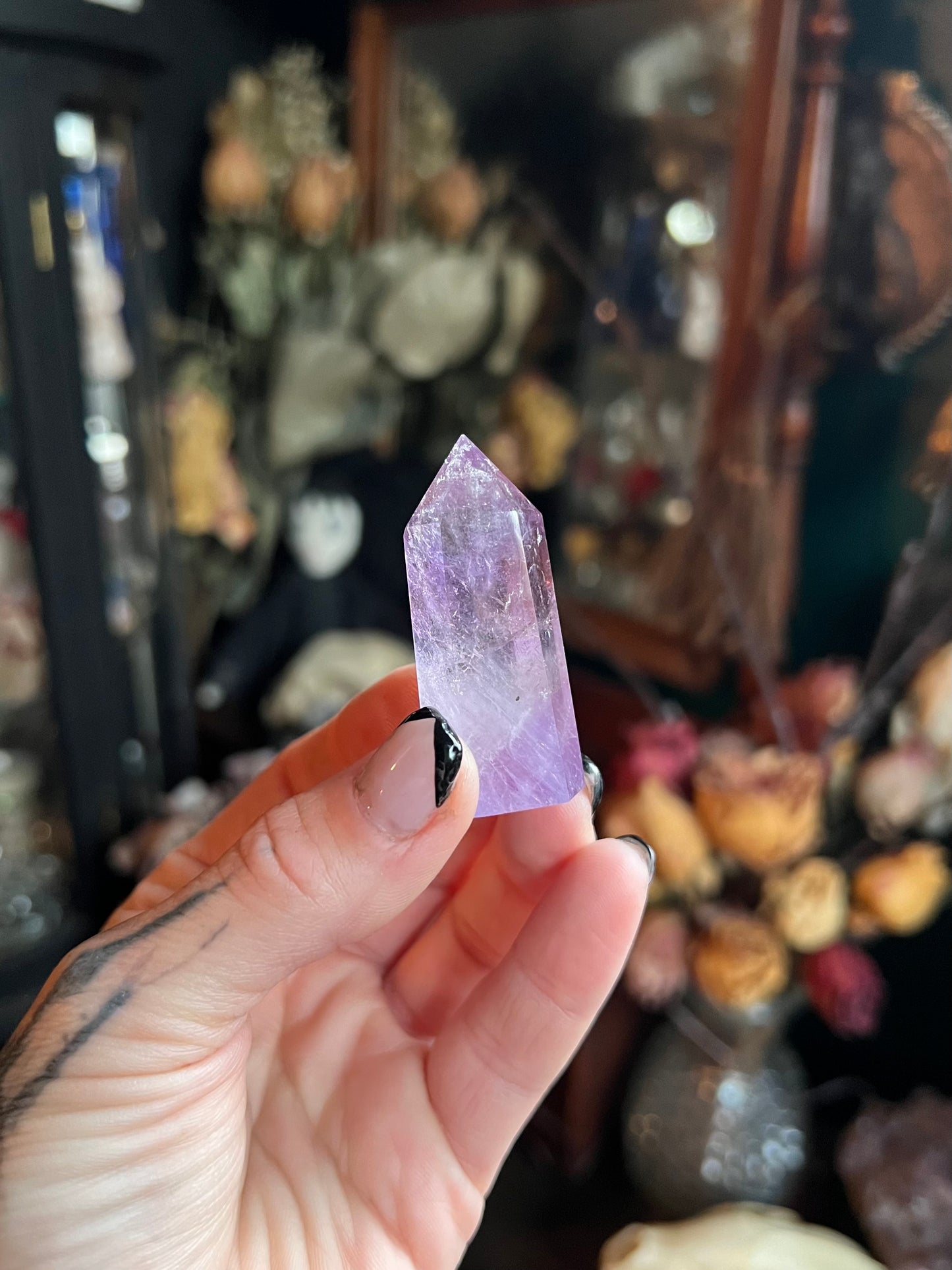 Amethyst & Citrine Points 2”